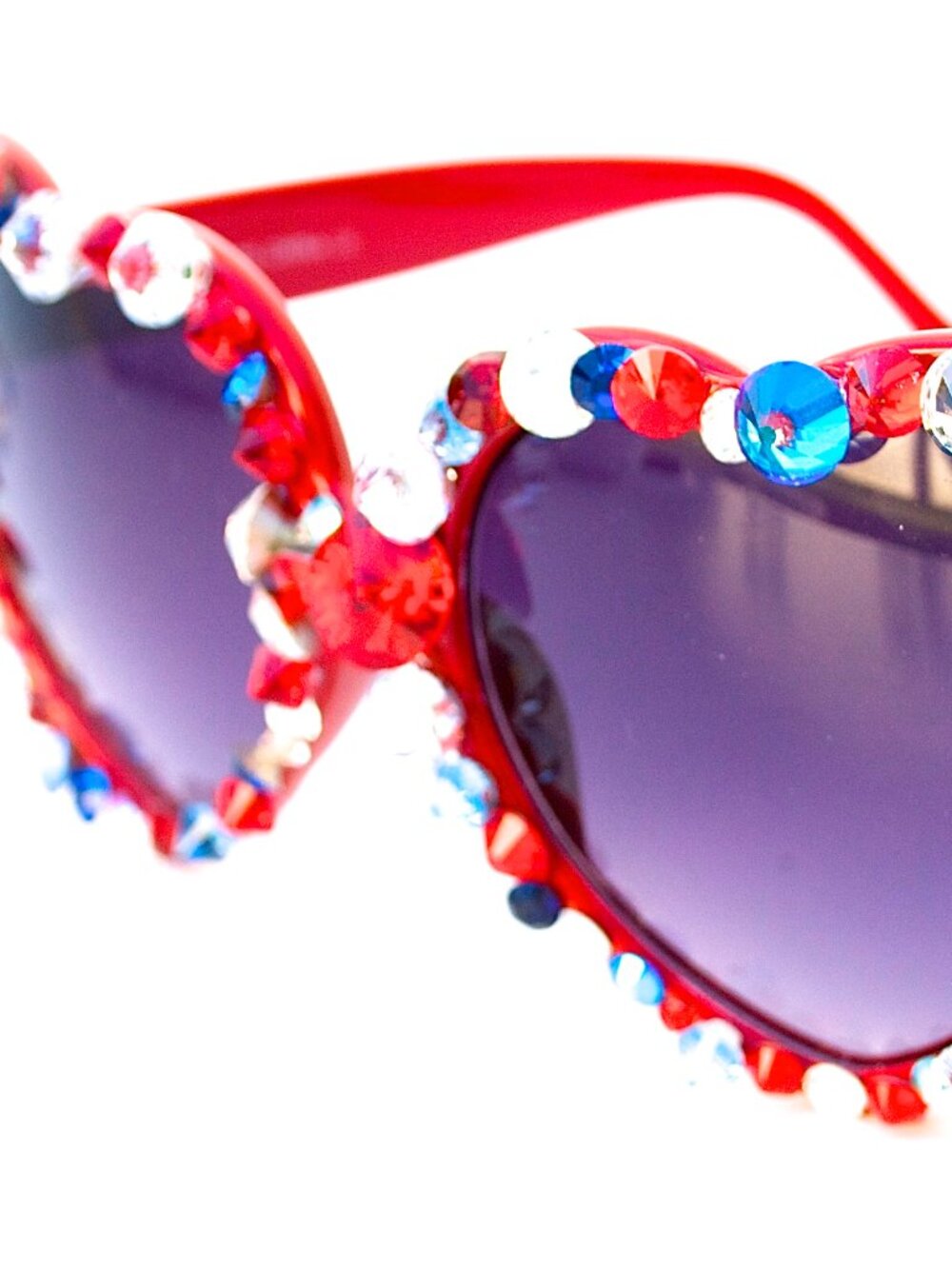GASOLINE GLAMOUR AMERICAN WOMAN LOLITA HEART SUNGLASSES 🇺🇸🗽🦅✨️